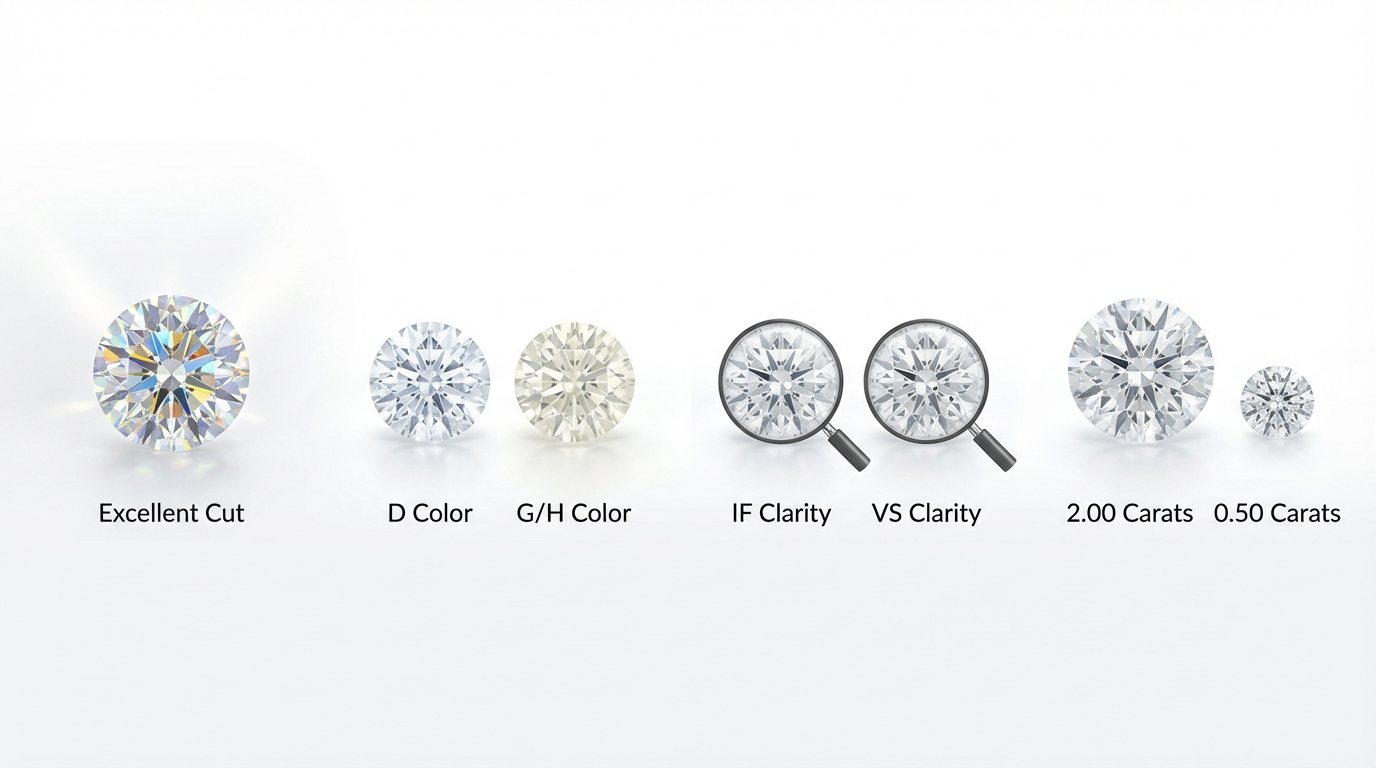 Las 4C de los diamantes Las 4C de los diamantes