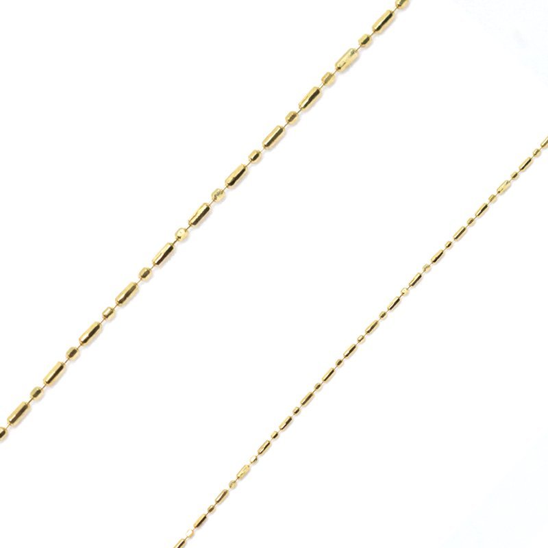 Cadena de Oro BEADS  Unisex 14K