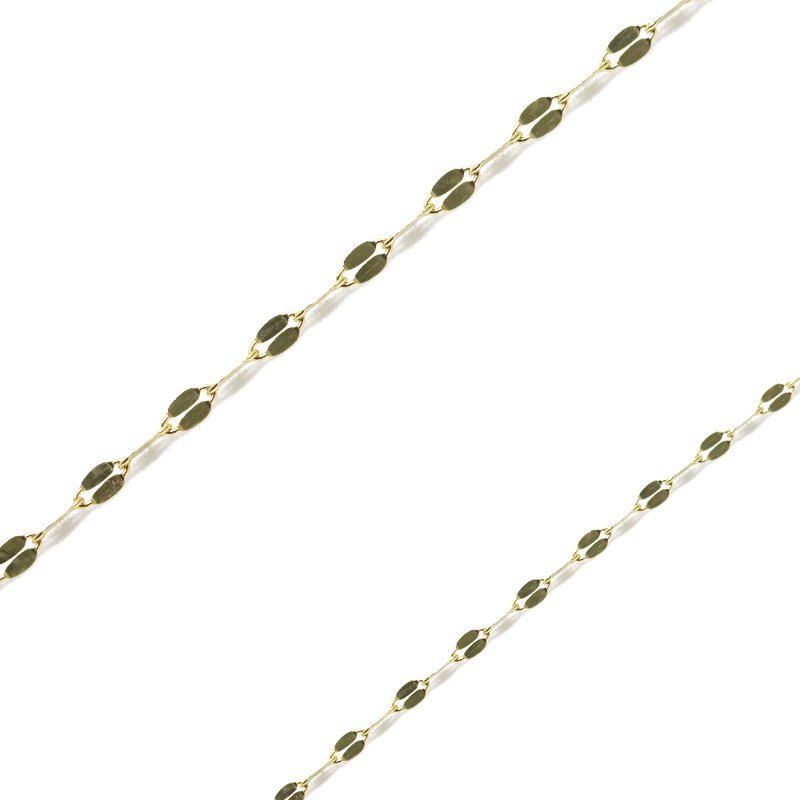 Cadena de Oro MIRROR  A-L Unisex 14K