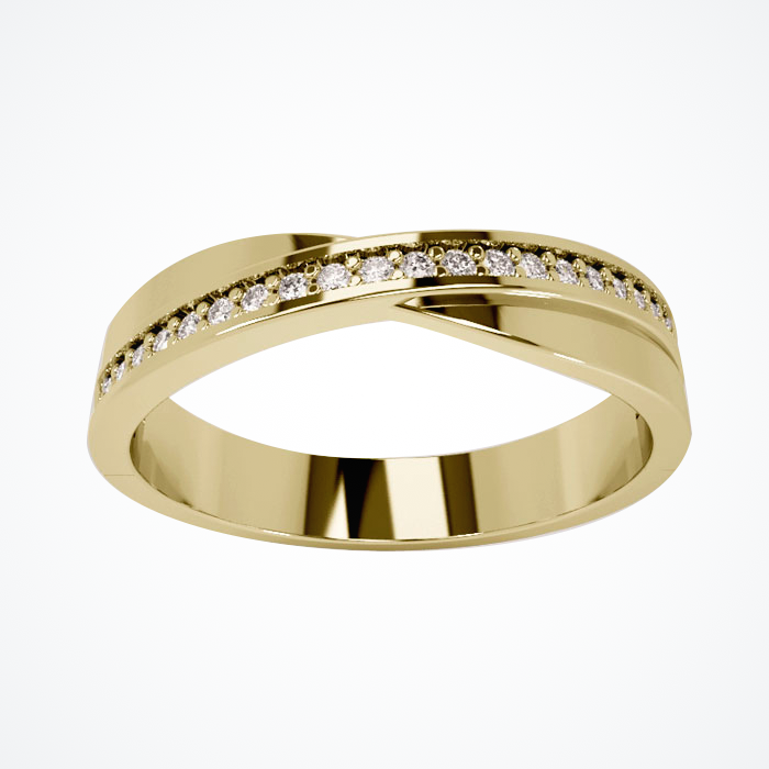 Argolla de Matrimonio de Oro Amarillo de 14k de 4 mm