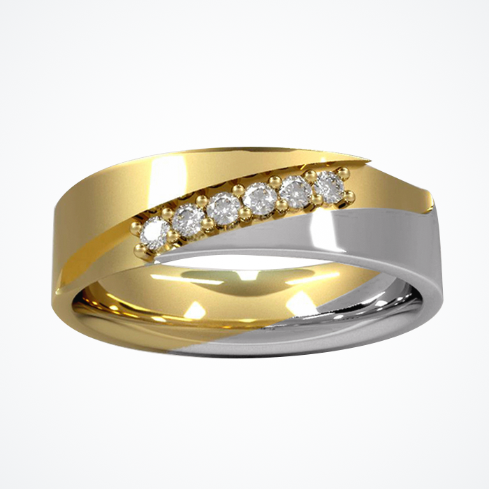 Argolla de Matrimonio de Oro Amarillo de 14k de 5 mm